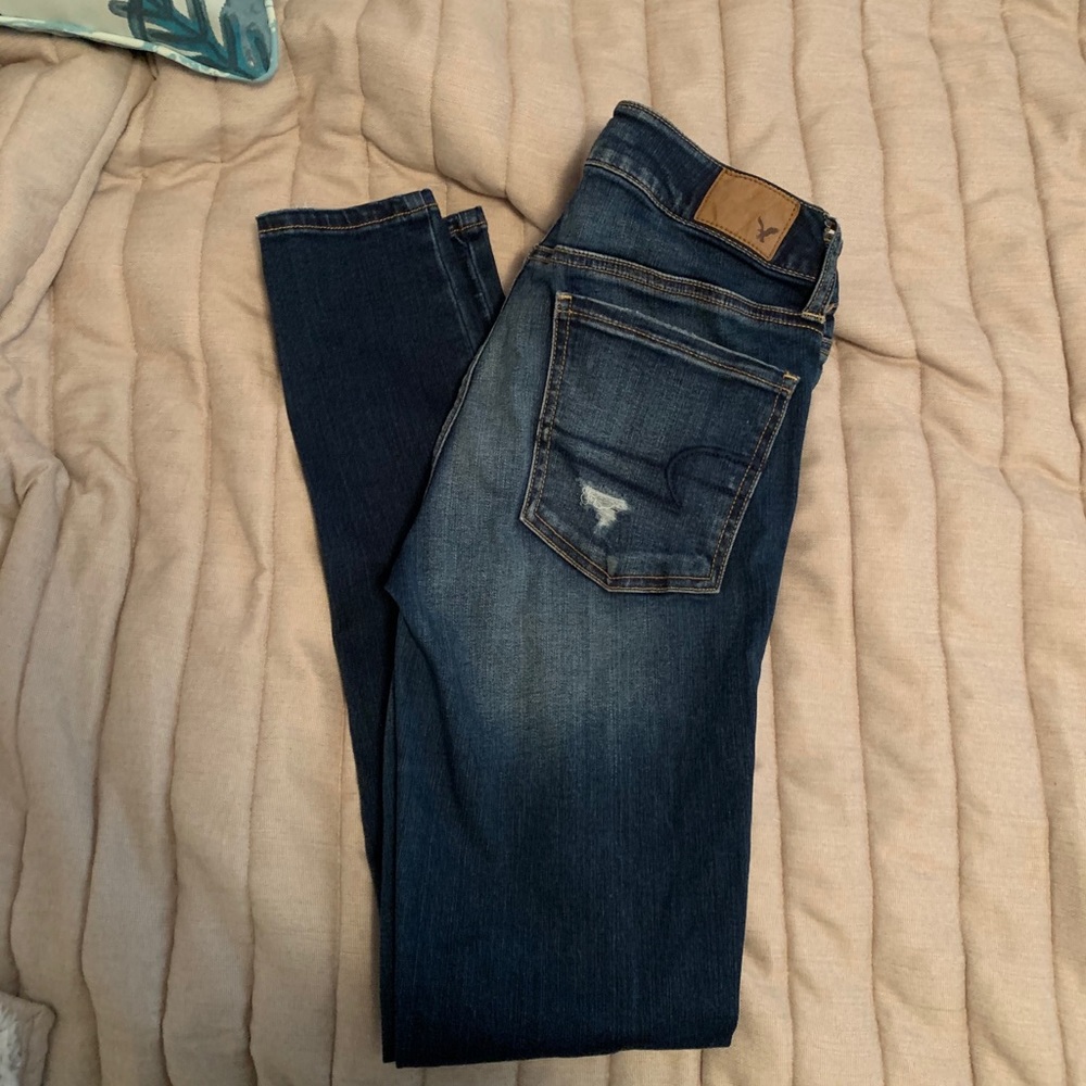 American Eagle Regular Jeggings with Holes